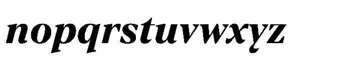 TT Regins Subhead ExtraBold Italic Font LOWERCASE