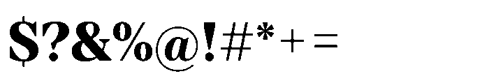 TT Regins Subhead ExtraBold Font OTHER CHARS