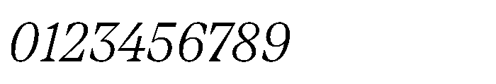 TT Regins Subhead Light Italic Font OTHER CHARS