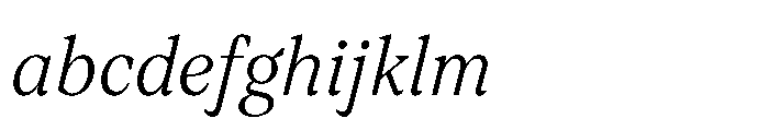 TT Regins Subhead Light Italic FONT