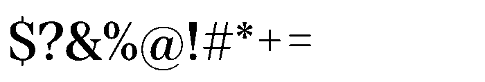 TT Regins Subhead Medium Font OTHER CHARS