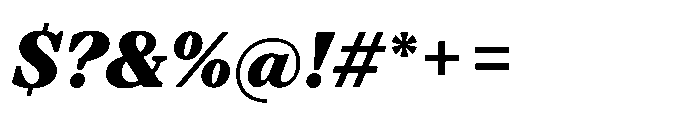 TT Regins Text Black Italic Font OTHER CHARS