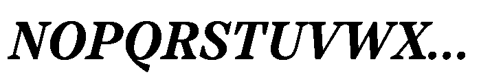 TT Regins Text Bold Italic Font UPPERCASE