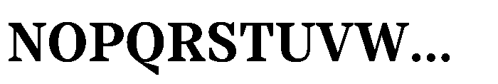 TT Regins Text Bold Font UPPERCASE