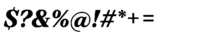 TT Regins Text ExtraBold Italic Font OTHER CHARS
