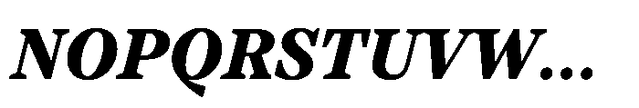 TT Regins Text ExtraBold Italic Font UPPERCASE
