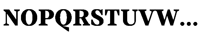 TT Regins Text ExtraBold Font UPPERCASE