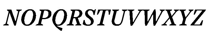TT Regins Text Medium Italic Font UPPERCASE