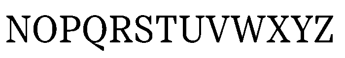 TT Regins Text Regular Font UPPERCASE