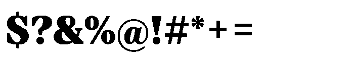 TT Regins Variable Font OTHER CHARS
