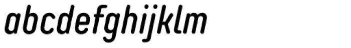 TT Rounds Neue Compressed Medium Italic Font LOWERCASE