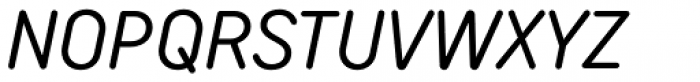 TT Rounds Neue Condensed Italic Font UPPERCASE