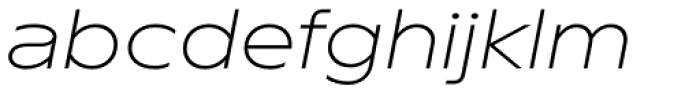 TT Runs Light Italic Font LOWERCASE