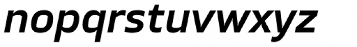 TT Severs Demi Bold Italic Font LOWERCASE
