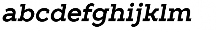 TT Slabs Bold Italic Font LOWERCASE