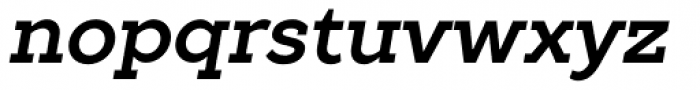 TT Slabs Bold Italic Font LOWERCASE