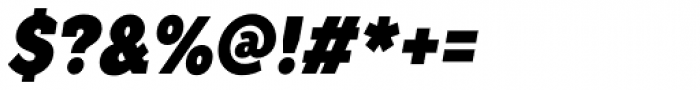 TT Slabs Condensed Black Italic Font OTHER CHARS
