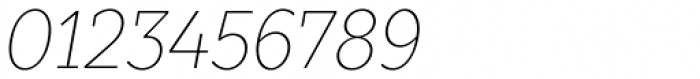TT Slabs Condensed Thin Italic Font OTHER CHARS