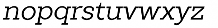 TT Slabs Italic Font LOWERCASE