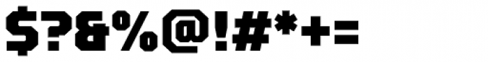 TT Squares Condensed Black Font OTHER CHARS