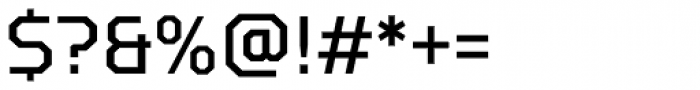 TT Squares Condensed Regular Font OTHER CHARS