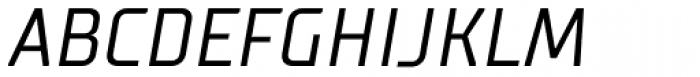 TT Supermolot Condensed Italic Font UPPERCASE