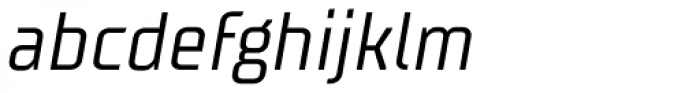 TT Supermolot Condensed Italic Font LOWERCASE