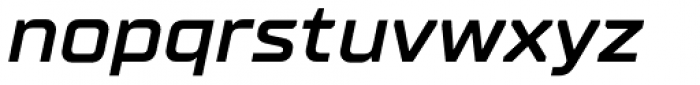 TT Supermolot Neue Expanded Demi Bold Italic Font LOWERCASE