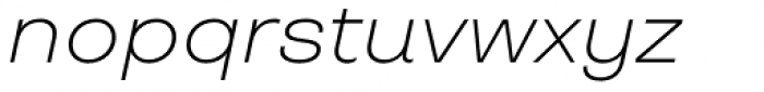 TT Travels Light Italic Font LOWERCASE