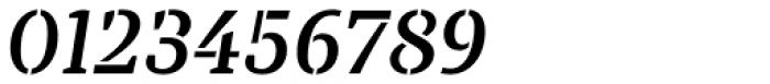 TT Tricks Stencil Demi Bold Italic Font OTHER CHARS