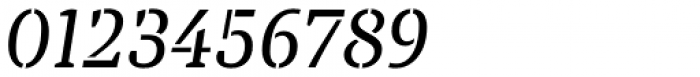 TT Tricks Stencil Italic Font OTHER CHARS