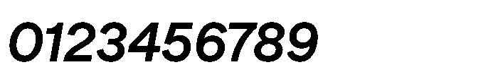 TT Turns Demi Bold Italic Font OTHER CHARS