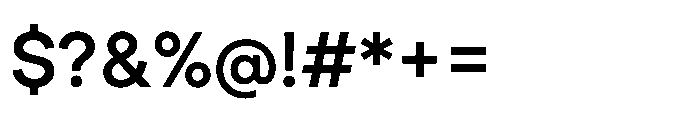 TT Turns Demi Bold Font OTHER CHARS