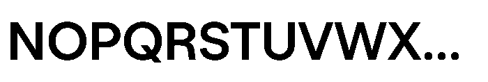 TT Turns Demi Bold Font UPPERCASE