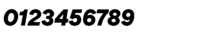 TT Turns Extra Bold Italic Font OTHER CHARS