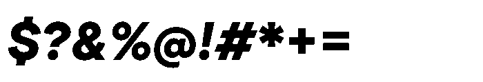 TT Turns Extra Bold Italic Font OTHER CHARS