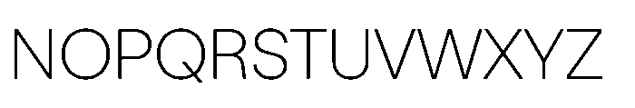 TT Turns Extra Light Font UPPERCASE
