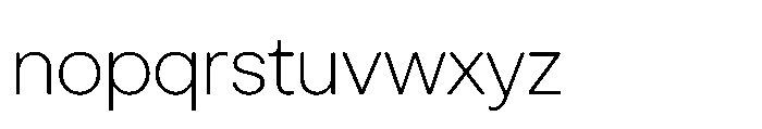 TT Turns Extra Light Font LOWERCASE