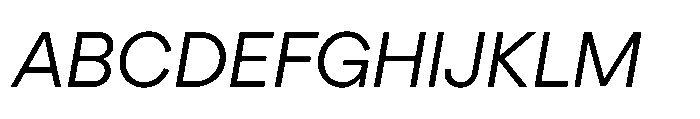 TT Turns Italic Font UPPERCASE