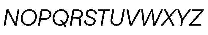TT Turns Italic Font UPPERCASE