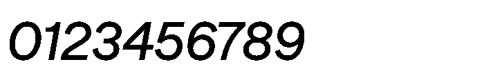 TT Turns Medium Italic Font OTHER CHARS