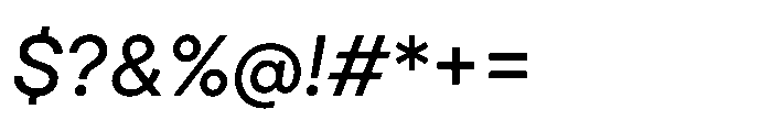 TT Turns Medium Italic Font OTHER CHARS