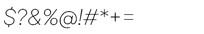 TT Turns Thin Italic Font OTHER CHARS