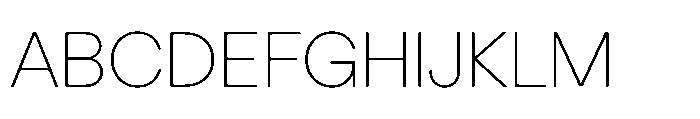 TT Turns Thin Font UPPERCASE