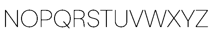 TT Turns Thin Font UPPERCASE