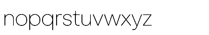 TT Turns Thin Font LOWERCASE