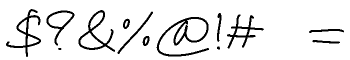 Tubtim Oo Font OTHER CHARS