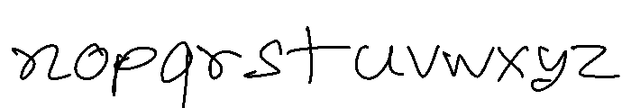 Tubtim Oo Font LOWERCASE
