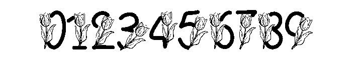 Tulip Doodle Font OTHER CHARS