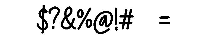 Tulip Doodle Font OTHER CHARS